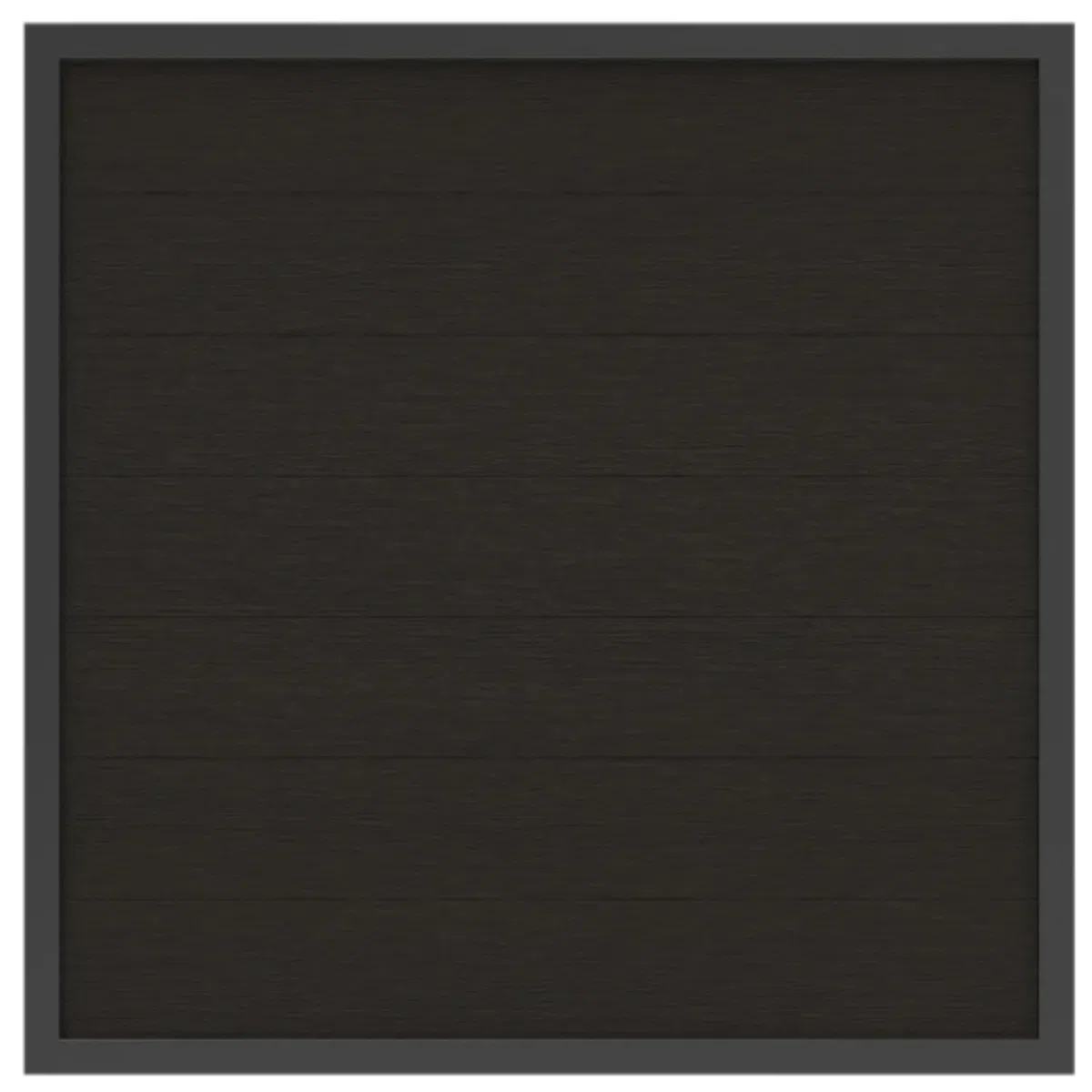 HORI Rahmenzaun WPC Sichtschutz Stecksystem Zaun Garten Gartenzaun Lamellenzaun Windschutz Zaunelemente - 180 x 180 cm - Anthrazit