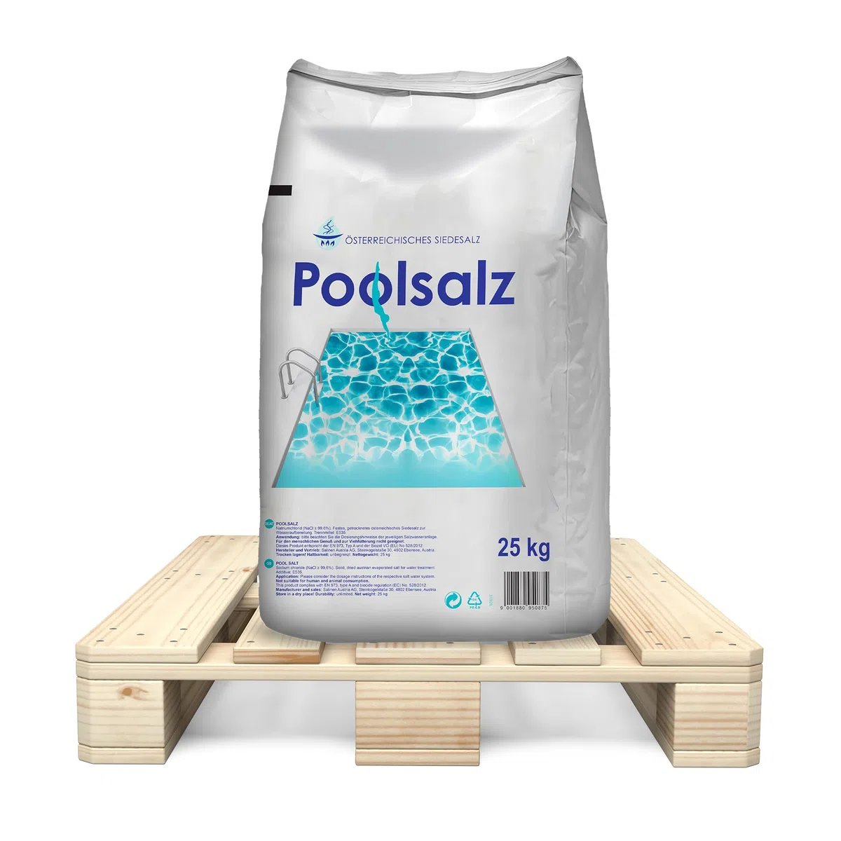 Salinen Poolsalz 1000 kg - bietet höchste Reinheit und ist bestens für alle Pools mit Salzelektrolyseanlagen geeignet.