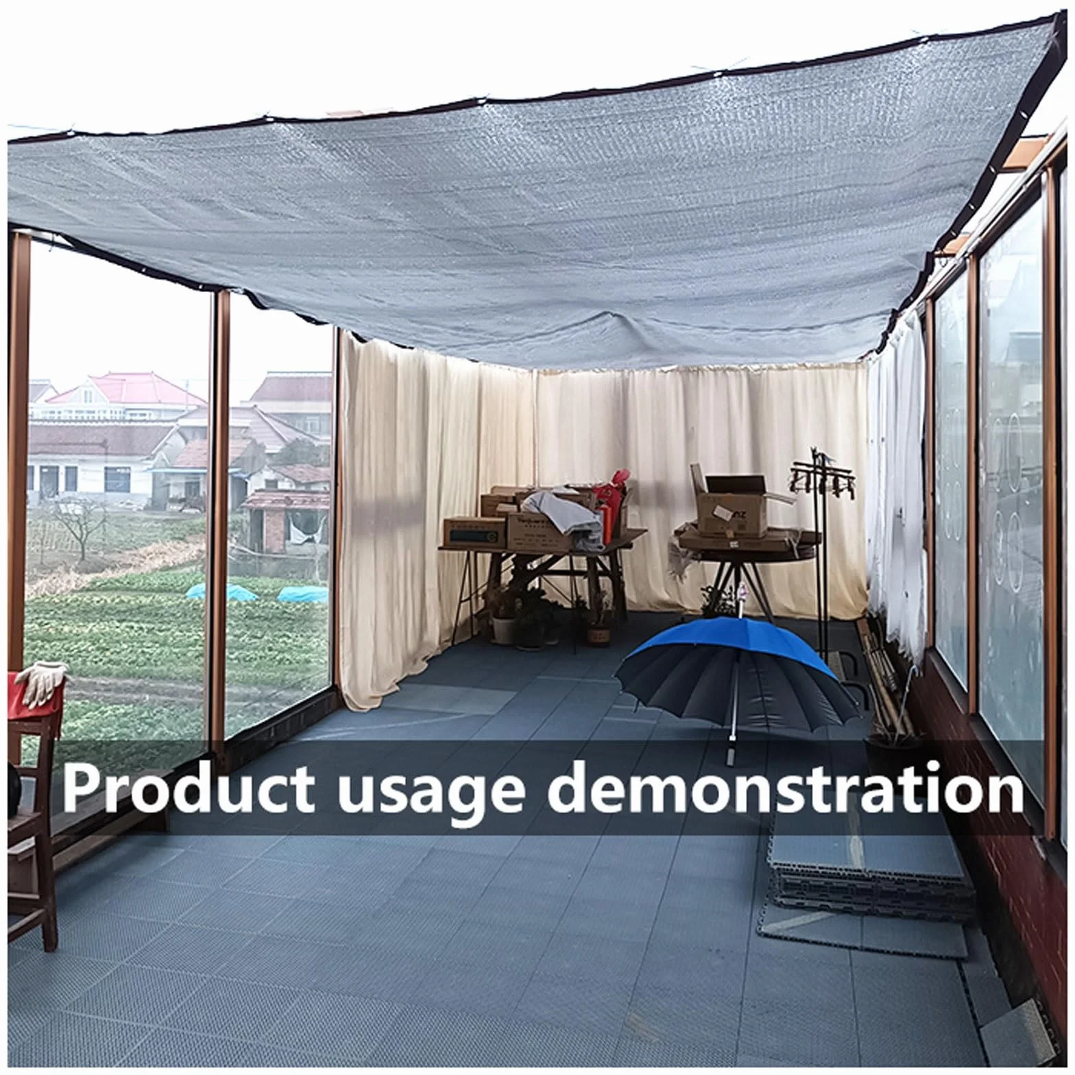 Aluminet-Sonnenschutznetz, Auto Schattentuch mit Ösen Stoff 3x5m 3x4m, Pergola Aluminium mit Sonnenschutz, Reflektierend Aluminium-Schattentuch Gewebe Schattentuch Silber, für Auto Haustiere Hunde ( S