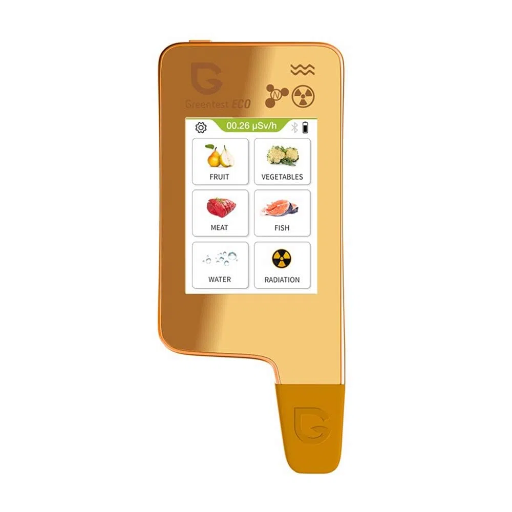 G reentest 6 in 1ECO 5 + Fisch Nitrat Messgeraet Analyzer, Geigerzähler Strahlungsdetektor, TDS PPM Wasserprüfgerät, Tester für Gemüse, Obst, Fisch und Fleisch