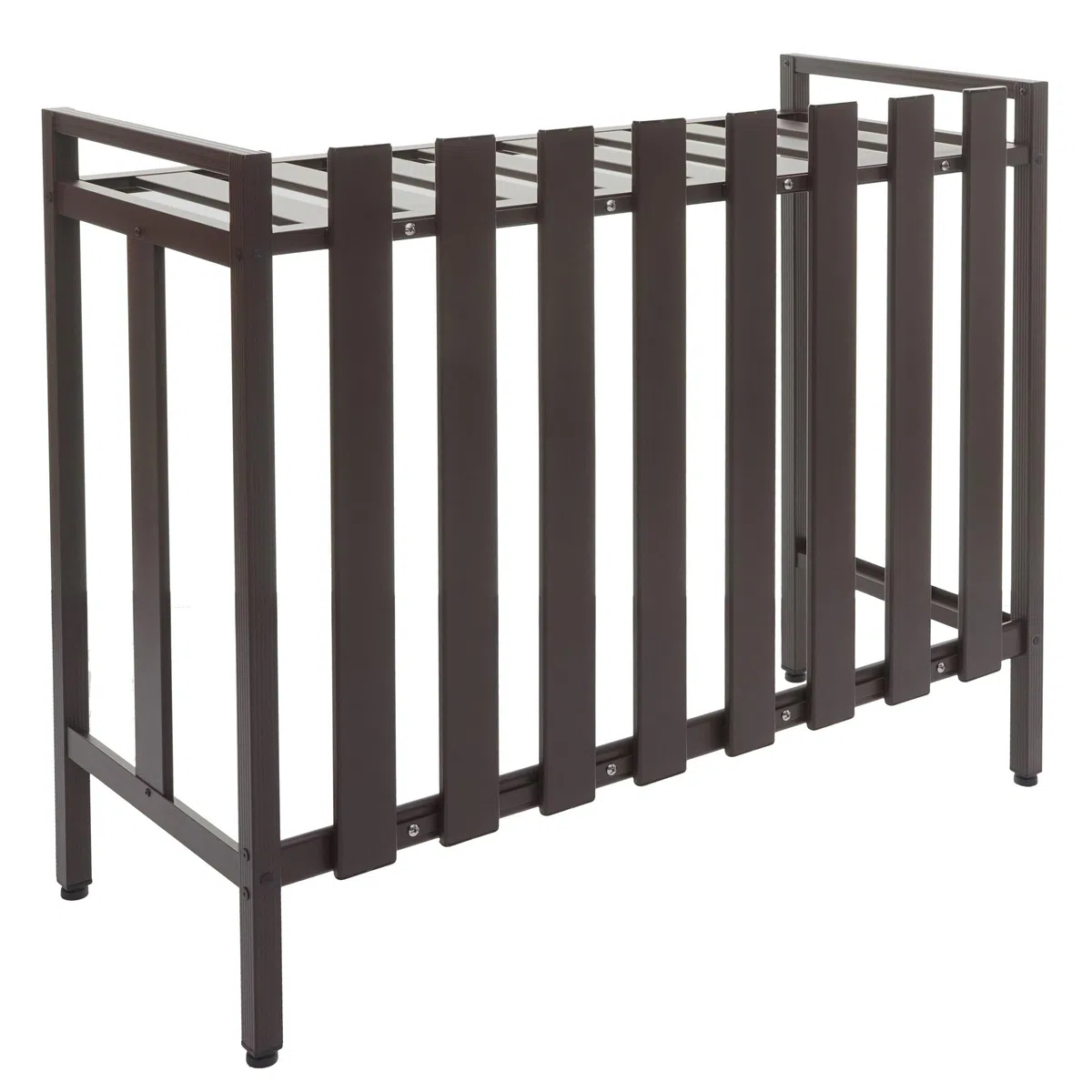 PROREGAL Verkleidung für Klimaanlage/Wärmepumpe, HxBxT 80x90x39cm, Metall, braun, Abdeckung Schutzgitter Pflanzenregal