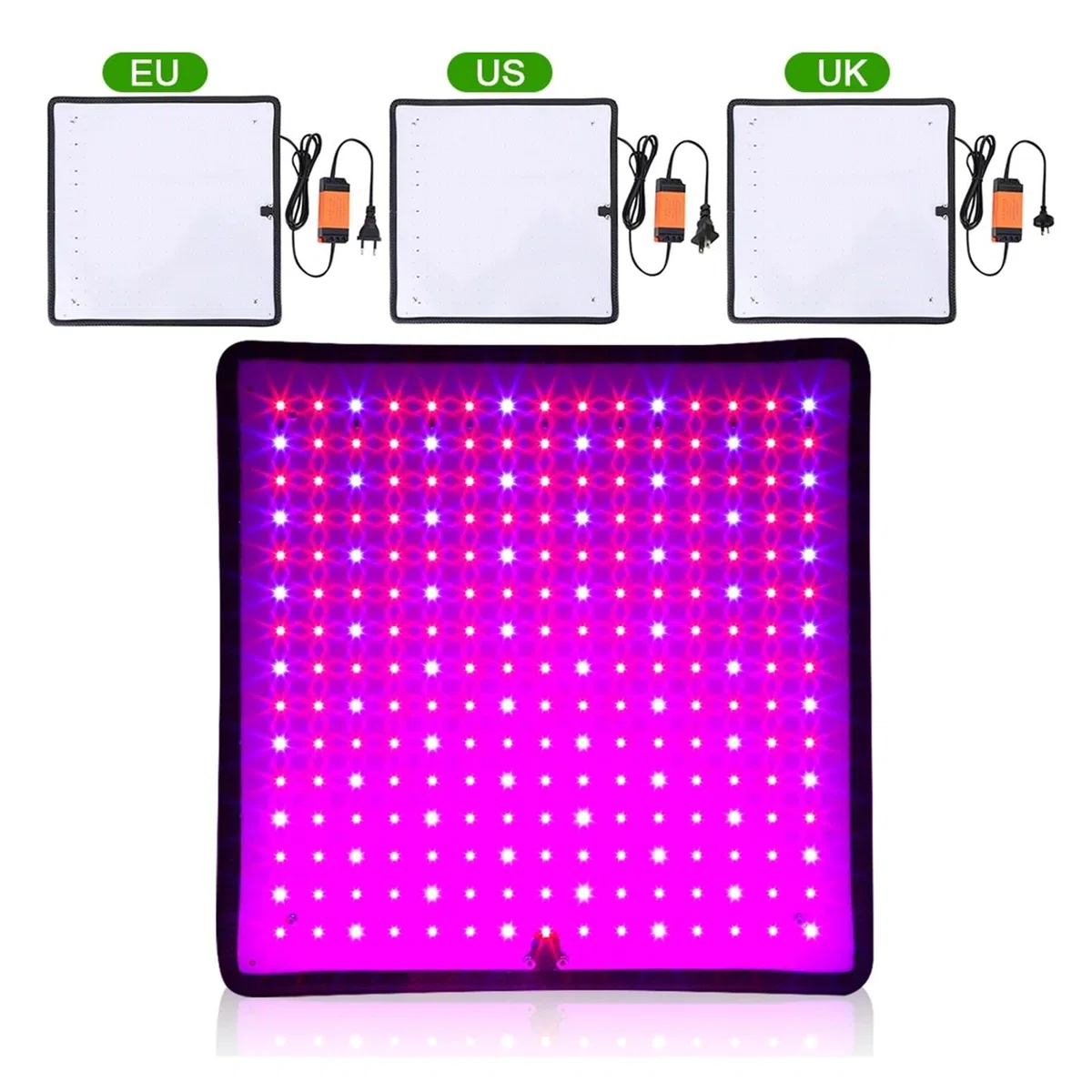 Phyto Grow Light Rot Blau LED Voll Lampe 45W 225 for Indoor Zelt Pflanzen Wachstumslicht UV Indoor-Anbau